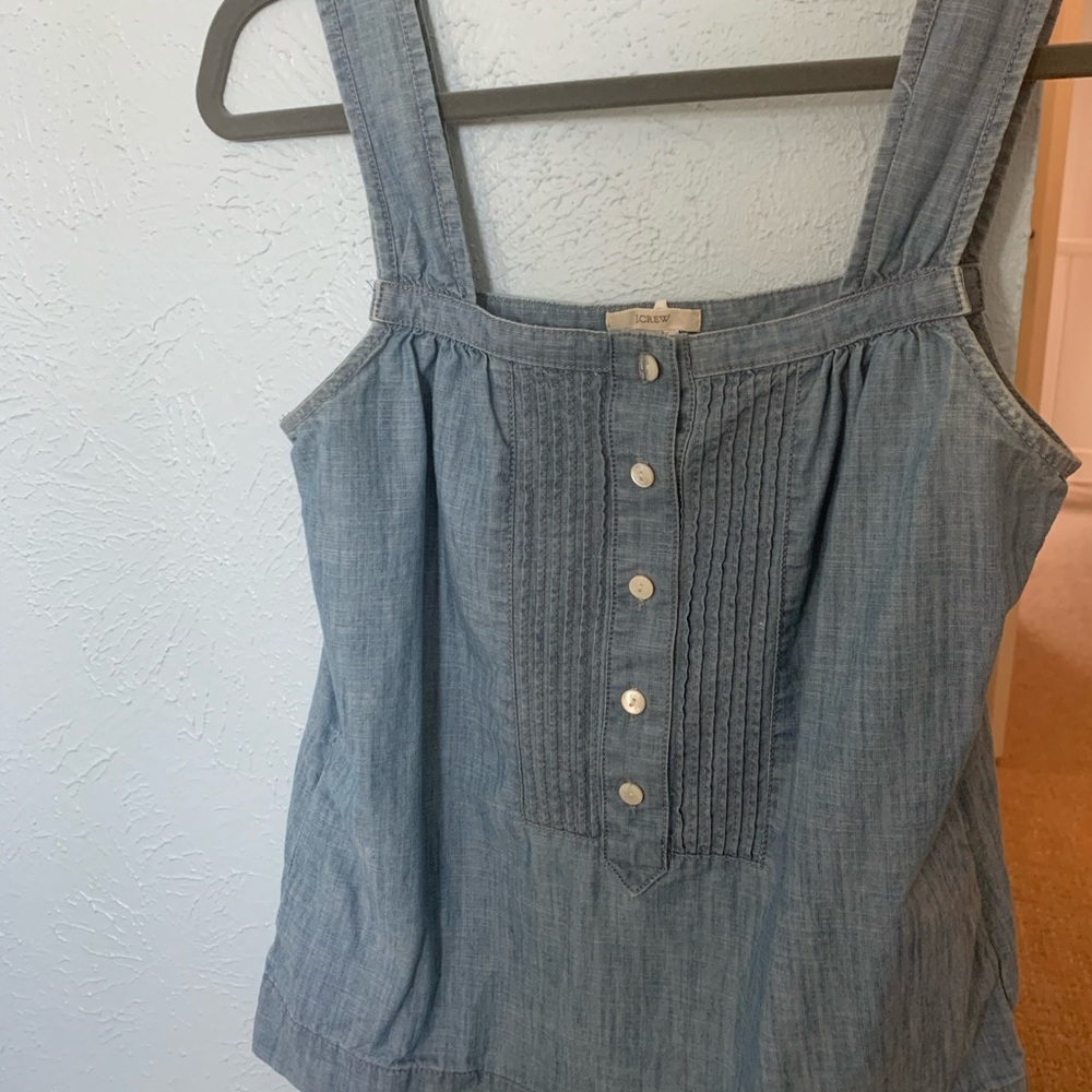 J Crew Denim Tank Top